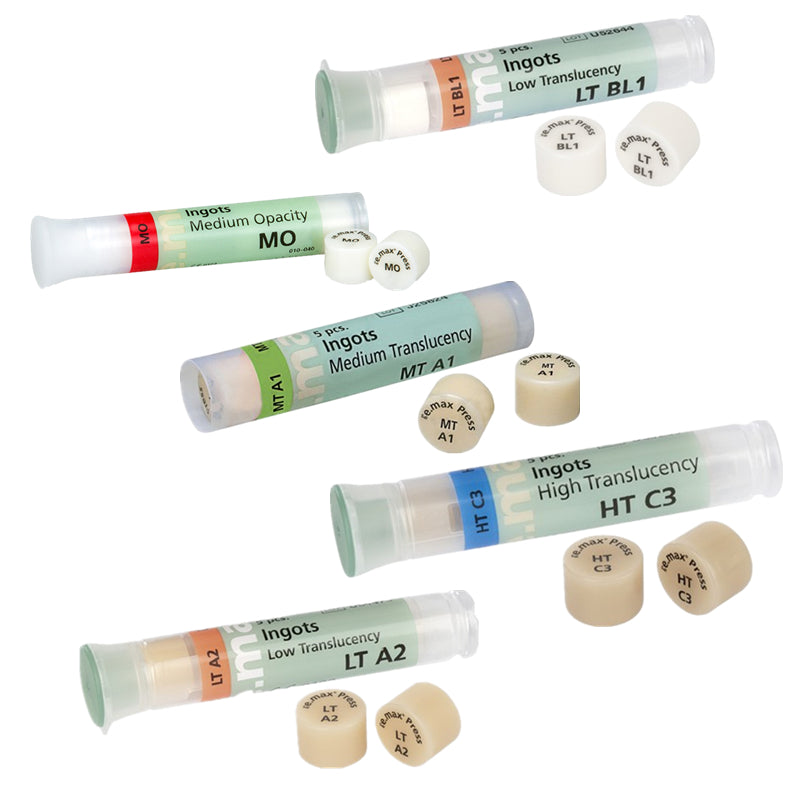 Ivoclar Vivadent - Ips e.max Press MO 5 Pieces - Lithium Ivoclar Vivadent - Ips e.max Press MO 5 Pieces - Lithium